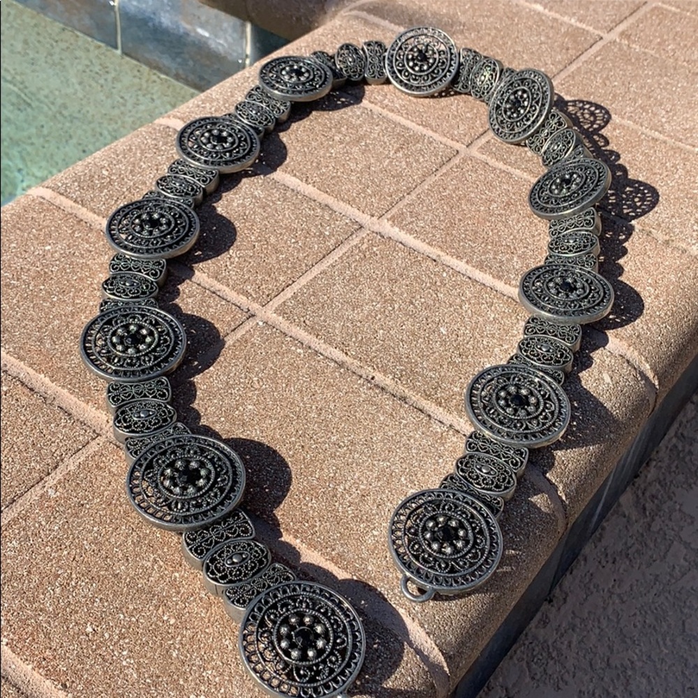 Belt - Gorgeous in heavy metal with elastic